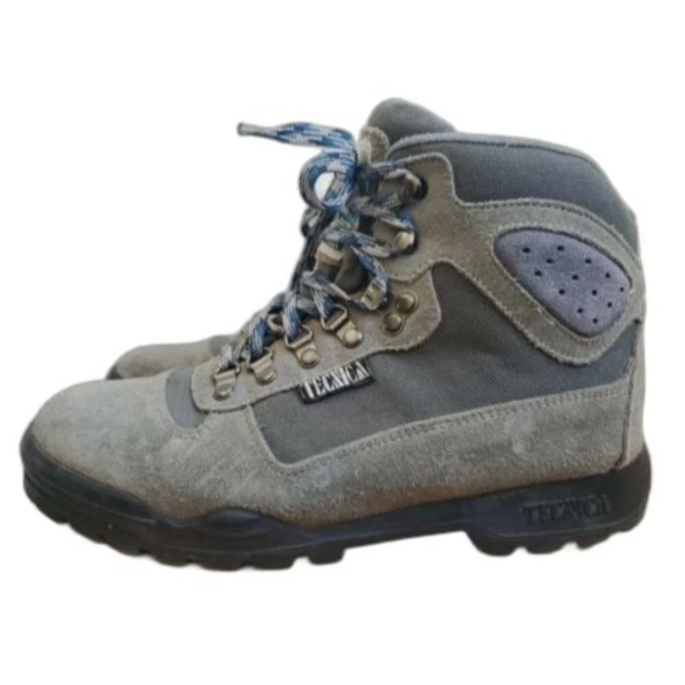 Tecnica Boots Women 9 Mesa Hike Trek Leather Gray Travel Outdoor Camp Athlete